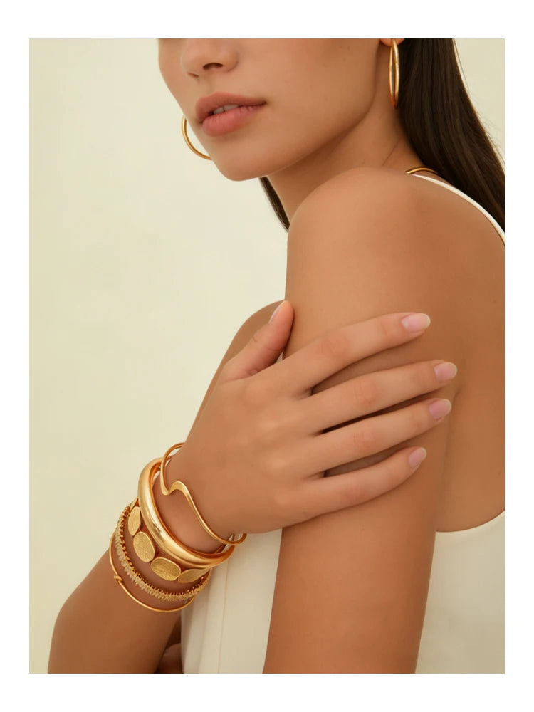 Retro Luxe Cuff Bracelet