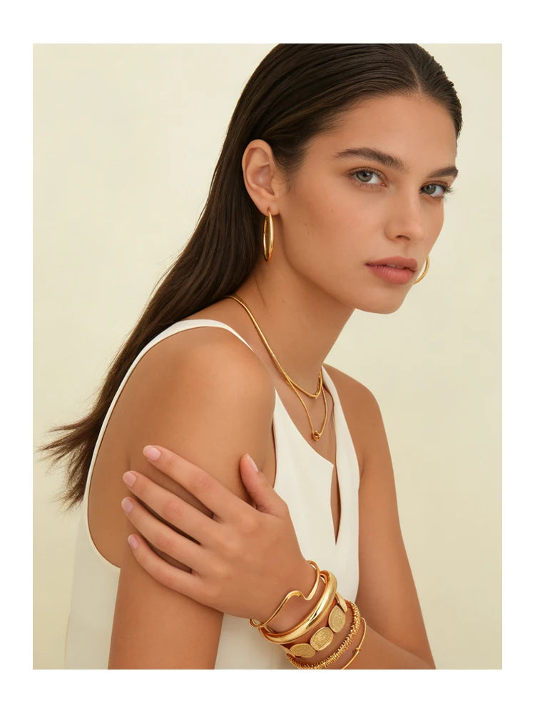 Retro Luxe Cuff Bracelet