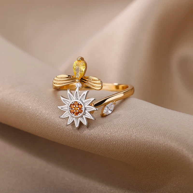 Solar Bloom Ring