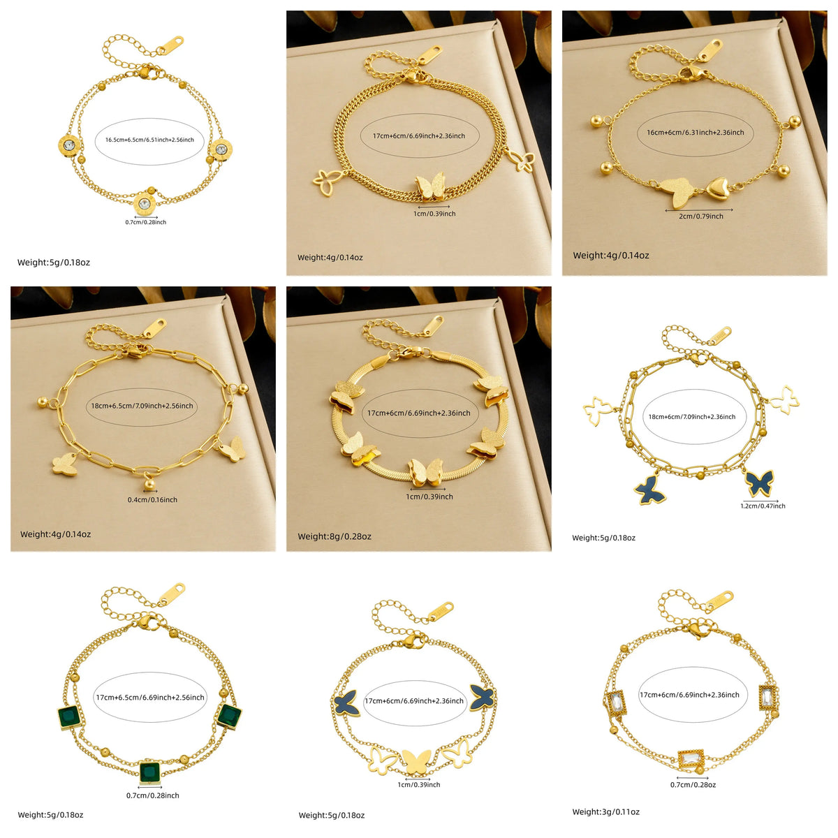 DIEYURO 316L Stainless Steel Golden Heart Geometric Zircon Minimalist Series Bracelet Women's New Waterproof Wrist Chain Jewelry