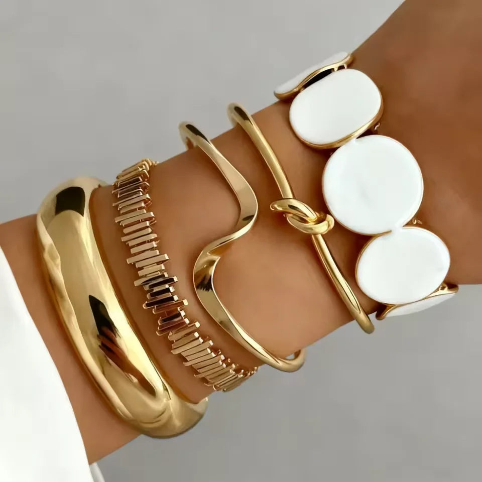 Retro Luxe Cuff Bracelet