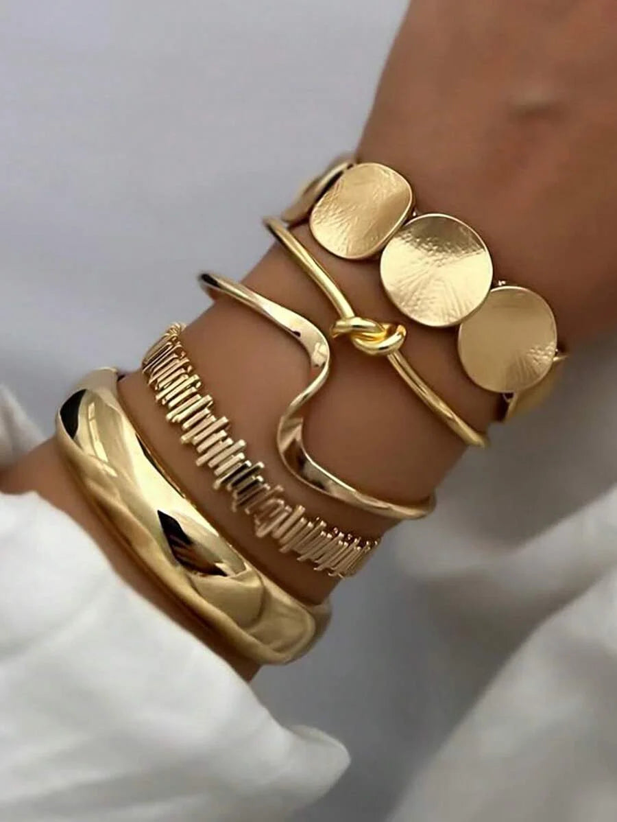 Retro Luxe Cuff Bracelet